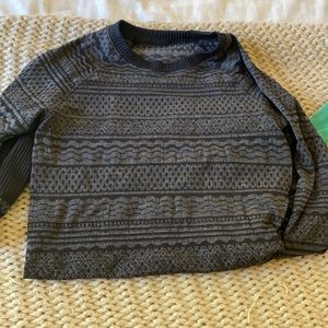 Black lulu with designs long sleeve